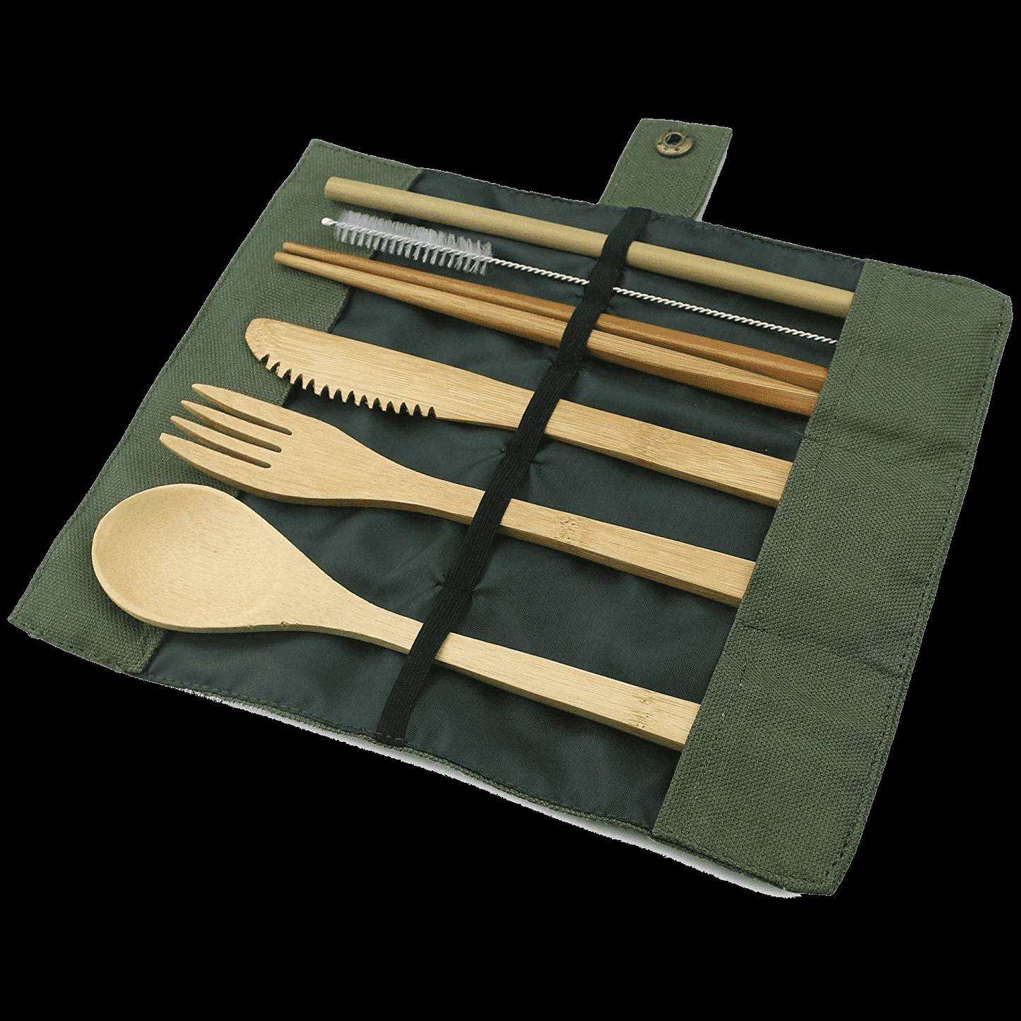 Bamboo Travel Utensils Set - Shell&Turtle