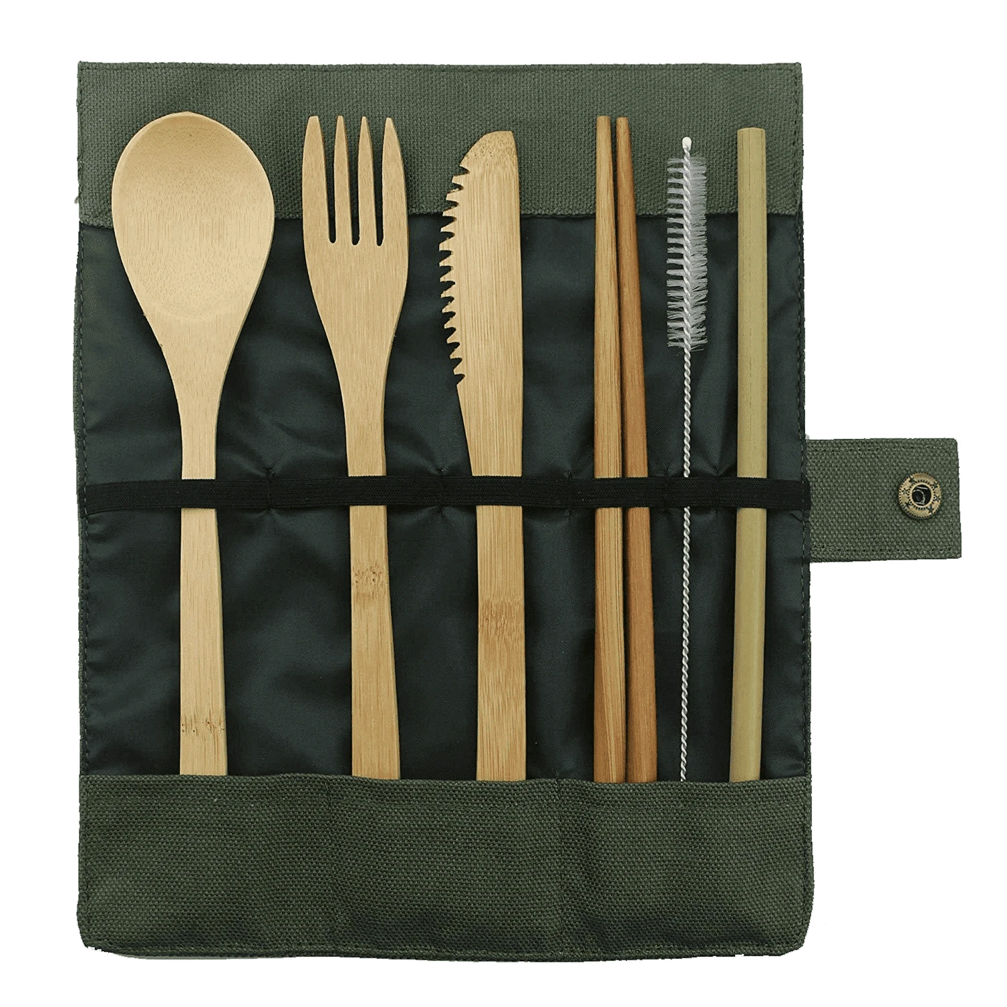 Bamboo Travel Utensils Set - Shell&Turtle